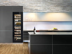 Liebherr HWGB 8300 Built-in Fully Integrated Black Glass Wine Cabinet