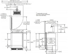 Perlick 24-Inch C-Series Outdoor Beer Dispenser HC24TO-4-1-2