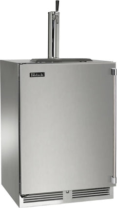 Perlick 24" Signature Series 5.2 cu ft Beer Dispenser HP24TM-4-1-1