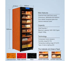 Raching C380A Electronic Commercial Cigar Humidor Cabinet