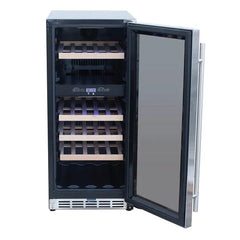 RCS 15-Inch Wine Cooler with Glass Window RWC1