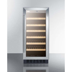 Summit 15" Wide Built-In Wine Fridge SWC1535BCSS