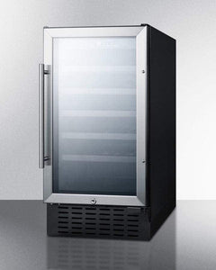 Summit 18" Wide Built-In Wine Fridge SWC1840B