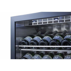 Summit 20 Bottle 24" Wide Single Zone Built-In Commercial Wine Fridge Champagne Fridge SCR610BLCH