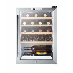 Summit 22 Bottle Commercial Compact Single Zone Built-In Wine Fridge SCR312LBIWC2