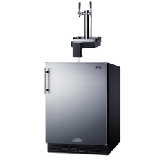 Summit 24" Floating Tap Cold Brew Coffee Kegerator SBC7BRSFLTWCFADA