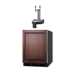 Summit 24" Floating Tap Cold Brew Coffee Kegerator SBC58BLIFFLTWCFADA