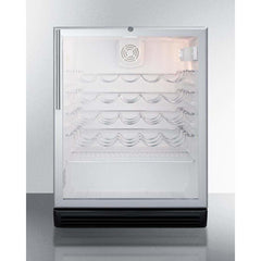 Summit 24" Wide , ADA Compliant Wine Fridge SWC6GBLHVADA