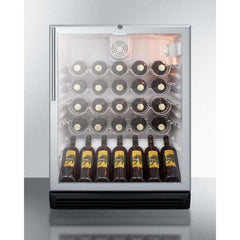 Summit 24" Wide , ADA Compliant Wine Fridge SWC6GBLHVADA