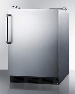 Summit 24" Wide Built-In ADA Compliant Kegerator SBC58BLBICSSADANK