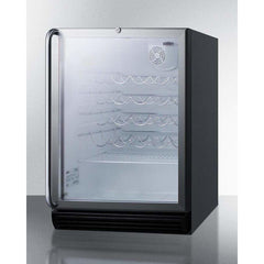 Summit 24" Wide Built-In, ADA Compliant Wine Fridge SWC6GBLBISHADA