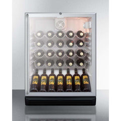 Summit 24" Wide Built-In, ADA Compliant Wine Fridge SWC6GBLBISHADA