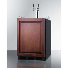 Summit 24" Wide Built-In Dual Tap , ADA Compliant Coffee Kegerator SBC58BBIIFCFTWINADA