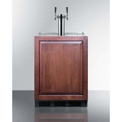 Summit 24" Wide Built-In Dual Tap , ADA Compliant Wine Kegerator SBC58BBIIFWKDTWINADA