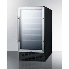 Summit 34 Bottle 18" Wide Built-In , ADA Compliant Wine Fridge SWC1840BADA