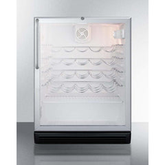 Summit 36 Bottle 24" Wide Built-In , ADA Compliant Wine Fridge SWC6GBLBITBADA