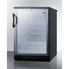 Summit 36 Bottle 24" Wide Built-In Wine Fridge SWC6GBLBI