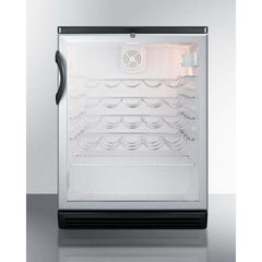 Summit 36 Bottle 24" Wide Built-In Wine Fridge SWC6GBLBI