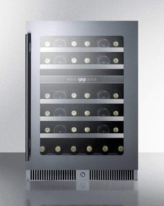 Summit 36 Bottle Dual Zone Wine Fridge CL244WC