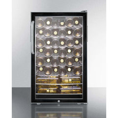 Summit 40 Bottle 20" Wide Built-In, ADA Compliant Wine Fridge SWC525L7CSSADA