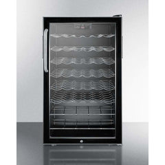 Summit 40 Bottle 20" Wide Built-In, ADA Compliant Wine Fridge SWC525LBI7TBADA