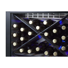 Summit 40 Bottle 24" Wide Single Zone Built-In Commercial Wine Fridge SCR610BLX