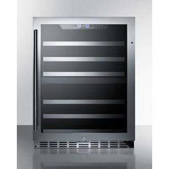 Summit 44 Bottle 24" Wide Built-In Wine Fridge SWC532LBIST