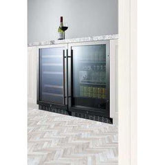 Summit 44 Bottle 24" Wide Built-In Wine Fridge SWC532LBIST