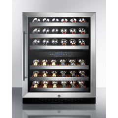 Summit 46 Bottle 24" Wide Built-In, ADA Compliant Wine Fridge SWC530BLBISTADA