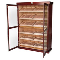 Prestige Import Group The Bermuda Large Commercial Display Cigar Cabinet Humidor BRMDA