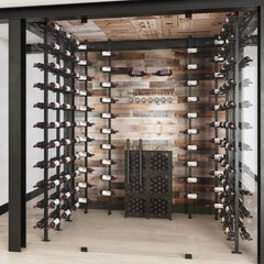 VintageView Wine Case & Crate Locker 3 144 Bottles/2 Extensions Freestanding Wine Locker CC2-LOCKER-S3-K