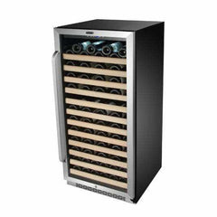 Whynter 100 Bottle Built-in Stainless Steel Compressor with Display Rack Wine Fridge BWR-1002SD