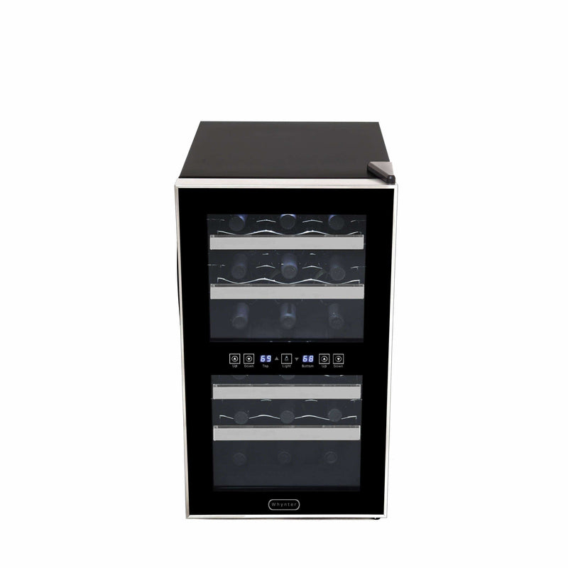 Whynter 18 Bottle Dual Zone Thermoelectric Wine Cooler WC-181DS