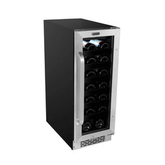 Whynter 20 Bottle Undercounter Wine Refrigerator with Reversible Door BWR-208SB