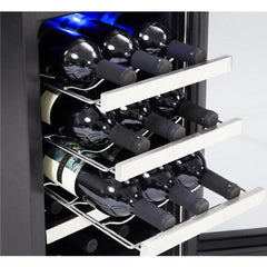 Whynter 21 Bottle Dual Temperature Zone
Touch Control Freestanding Wine Cooler WC-212BD