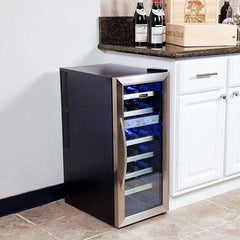 Whynter 21 Bottle Dual Temperature Zone Wine Cooler WC-211DZ