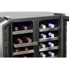 Whynter 32 Bottle Dual Temperature Zone Wine Cooler WC-321DD