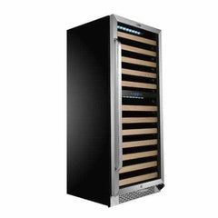 Whynter 92 Bottle Built-in Stainless Steel Dual Zone Compressor Wine Refrigerator with Display Rack and LED display BWR-0922DZ