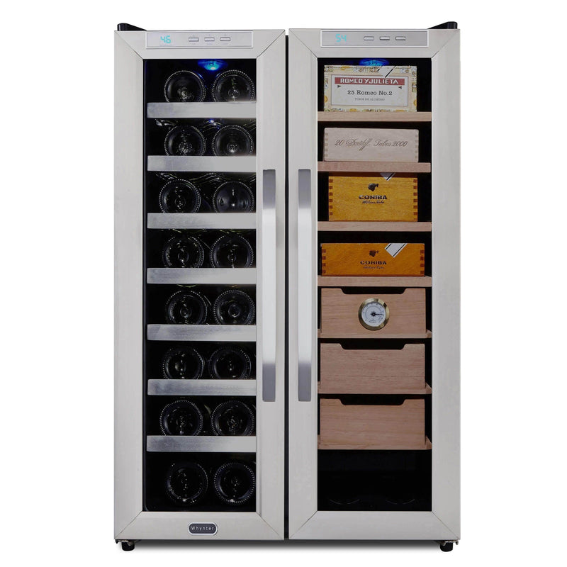 Whynter Freestanding 3.6 cu. ft. Wine Cooler and Cigar Humidor Center CWC-351DD Discontinued