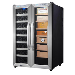 Whynter Freestanding 3.6 cu. ft. Wine Cooler and Cigar Humidor Center CWC-351DD Discontinued