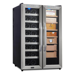 Whynter Freestanding 3.6 cu. ft. Wine Cooler and Cigar Humidor Center CWC-351DD Discontinued