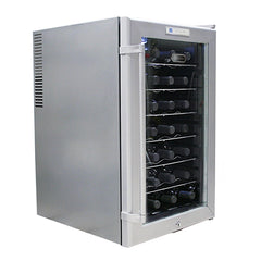 Whynter SNO 28 Bottles Wine Cooler - Platinum with lock  WC-28S