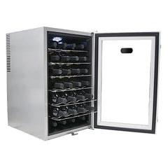 Whynter SNO 28 Bottles Wine Cooler - Platinum with lock  WC-28S